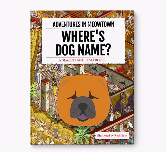 Personalised Chow Chow Book: Where's Dog Name? Volume 2